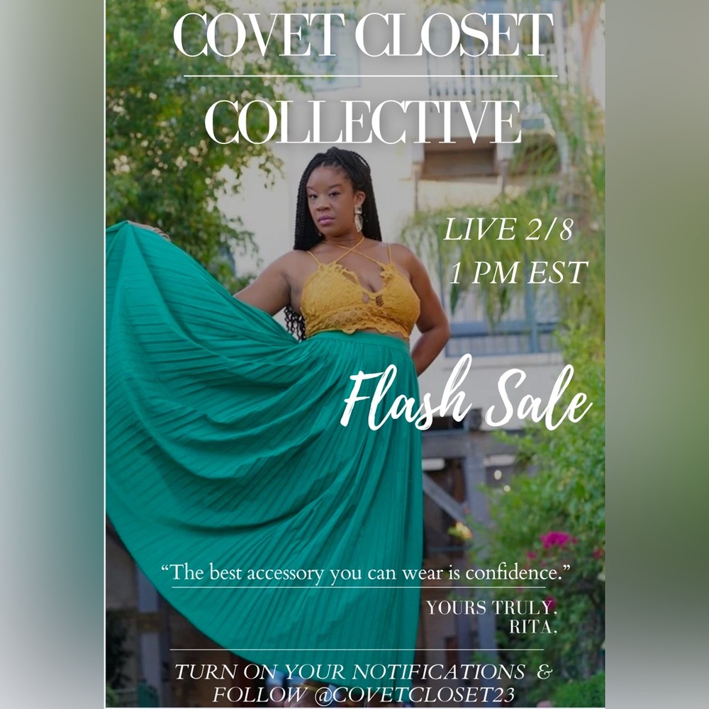 Covet Closet Collective Saturday Morning Flash Sale. New Merch!!